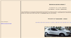 Desktop Screenshot of a-voiture.com