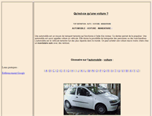 Tablet Screenshot of a-voiture.com